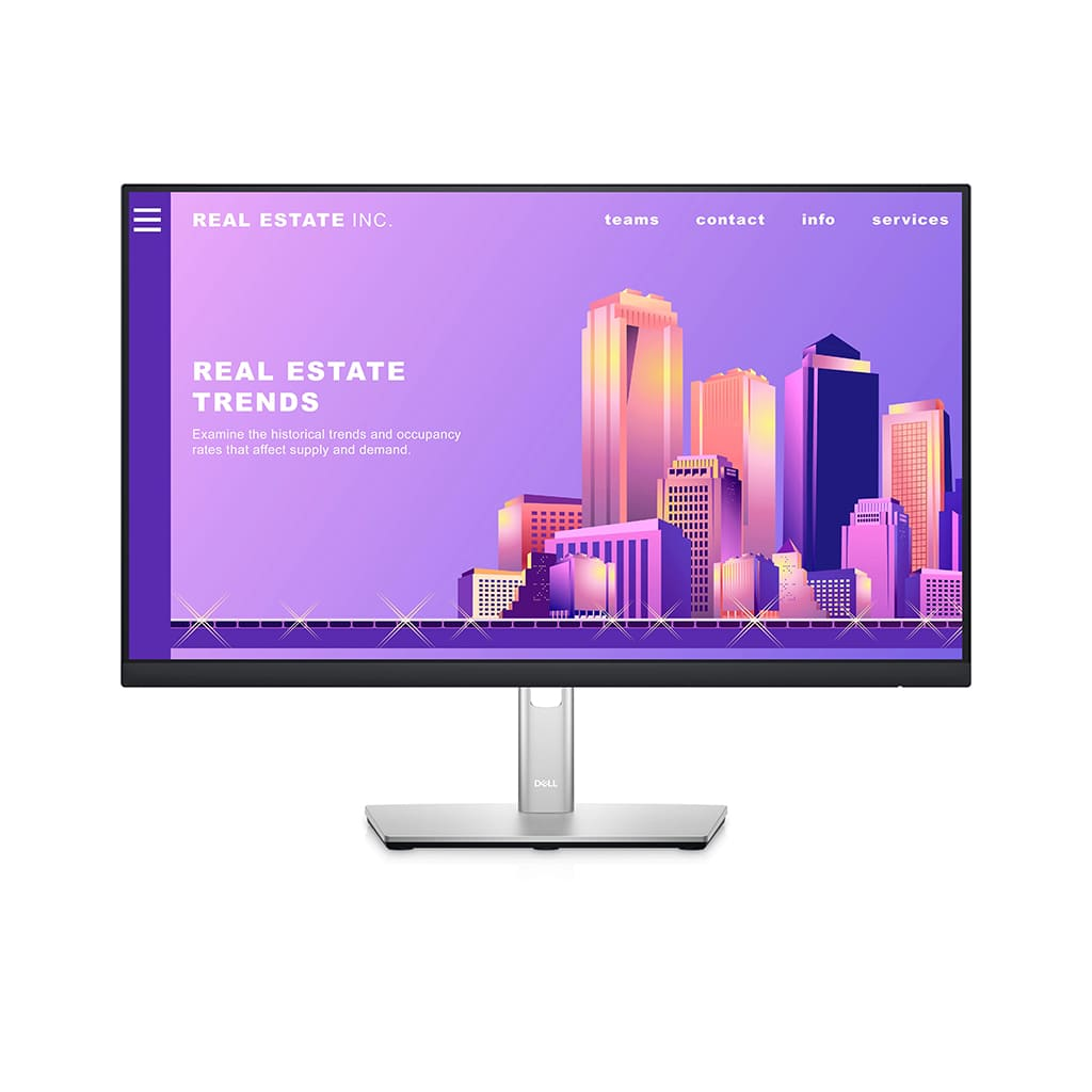 DELL P2422H, 23.8", 5ms, 60Hz, Full HD, D-Sub, HDMI, DP, USB, Pivot, IPS LED MONİTÖR
