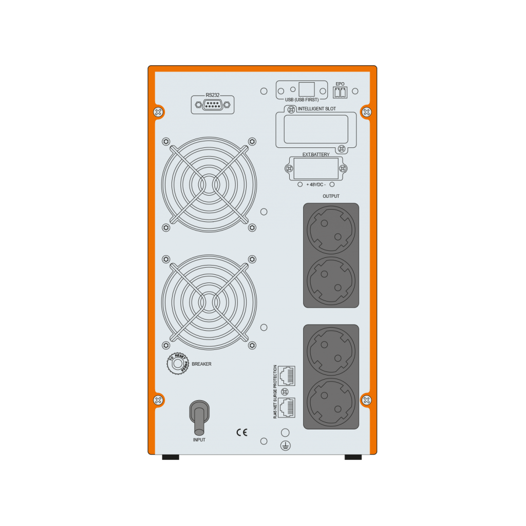 MAKELSAN Powerpack SE 3 KVA Online UPS(6x7A Akü)