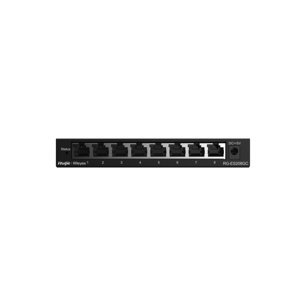 RUIJIE REYEE RG-ES208GC  8 Port GigaBit , Colud Yönetilebilir Switch  Metal Kasa