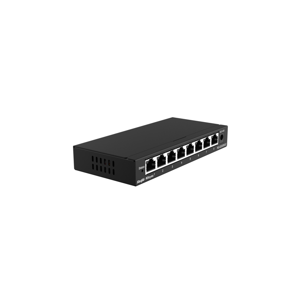 RUIJIE REYEE RG-ES208GC  8 Port GigaBit , Colud Yönetilebilir Switch  Metal Kasa