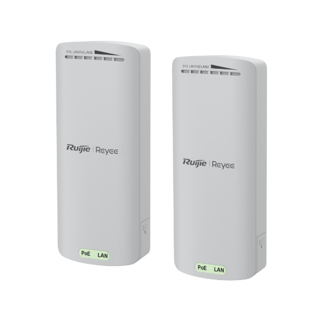 RUIJIE Reyee RG-EST100-E 2,4Ghz., 300 Mhz., Dış Ortam Noktadan Noktaya Acces Point (Kutu İçeriği 2 Adet )