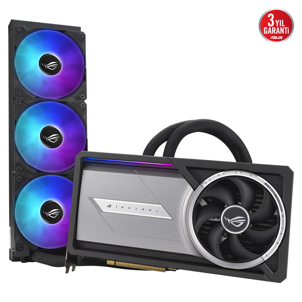 ASUS ROG-ASTRAL-LC-RTX5090-O32G-GAMING, 32Gb, 512Bit, GDDR7, 2xHDMI, 3xDP GAMING Ekran Kartı