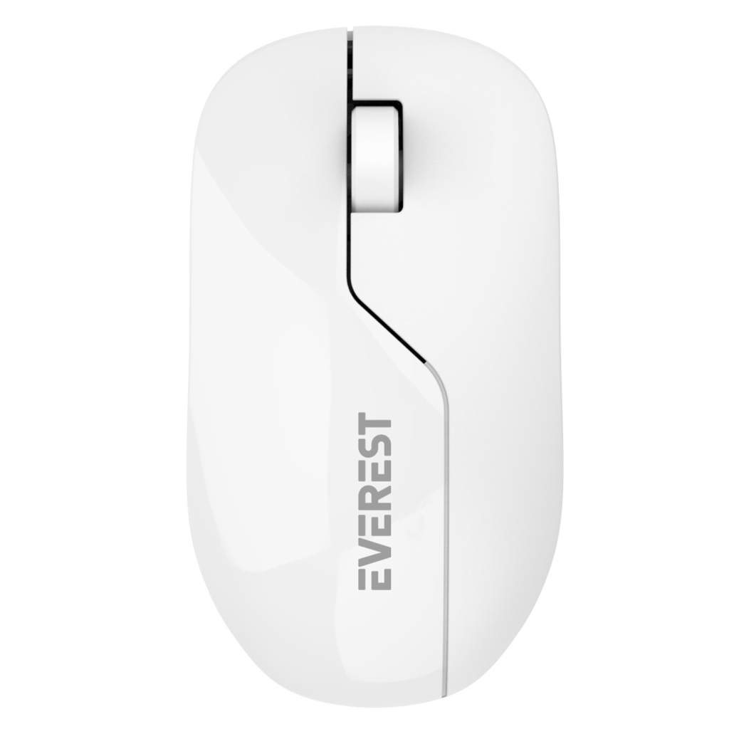 EVEREST SMW-973, Beyaz, USB Nano 2,4G Kablosuz, 1200dpi, Optik, 4 Tuşlu, Mouse