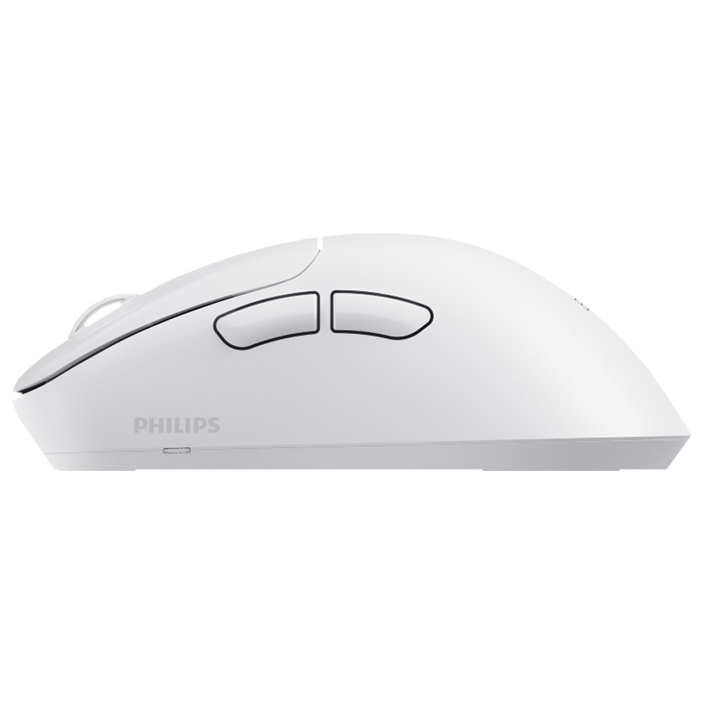 PHILIPS SPK9418W, EVNIA, Beyaz, USB Nano 2,4Gh ve Bluetooth Kablosuz, 12.000dpi, Optic, 6 Programlanabilir Buton, Şarj Edilebilir, GAMING Mouse