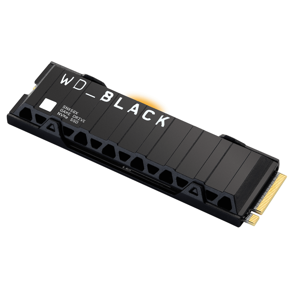 WD Black SN850X, WDS100T2XHE, 1TB, 7300/6600, Gen4, Soğutuculu, NVMe PCIe M.2 2280,  SSD