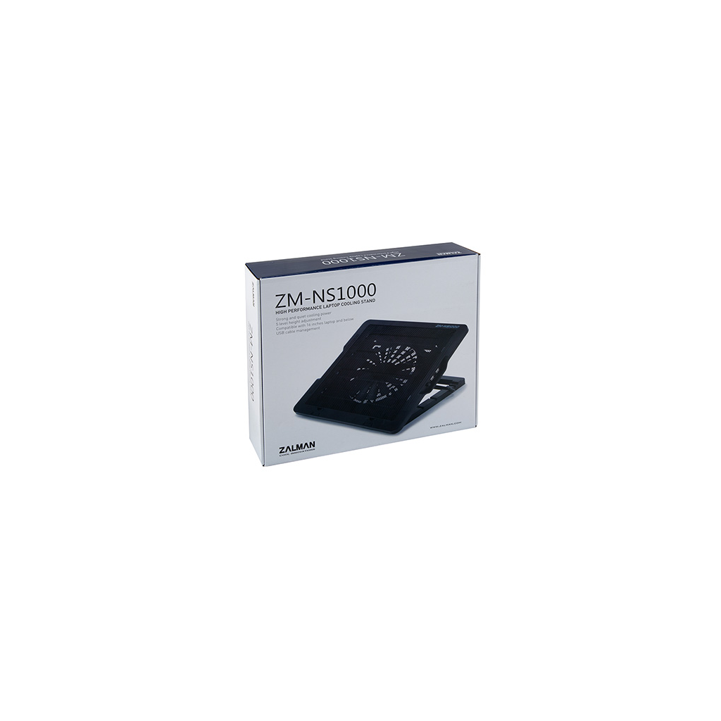 ZALMAN NS1000, 16", 18cm Fan,  5 Kademeli Ayarlanabilir Yükseklik, Notebook Soğutuculu Stand