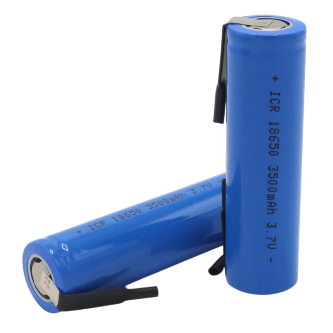 Powermaster 3.7 Volt 3500 Mah Lityum Li-İon Başlıksız Puntalı 2'Li Paket Pil 