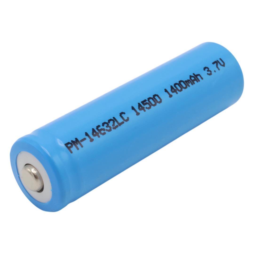 Powermaster 3.7 Volt 1400Ma Şarj Edilebilir LC 14500 Pil (El Feneri Pili) PM-14632