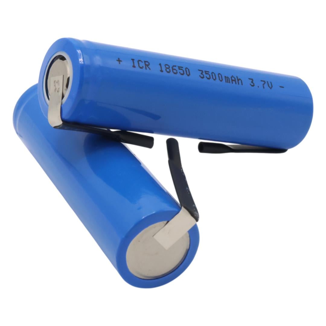 Powermaster 3.7 Volt 3500 Mah Lityum Li-İon Başlıksız Puntalı 2'Li Paket Pil 