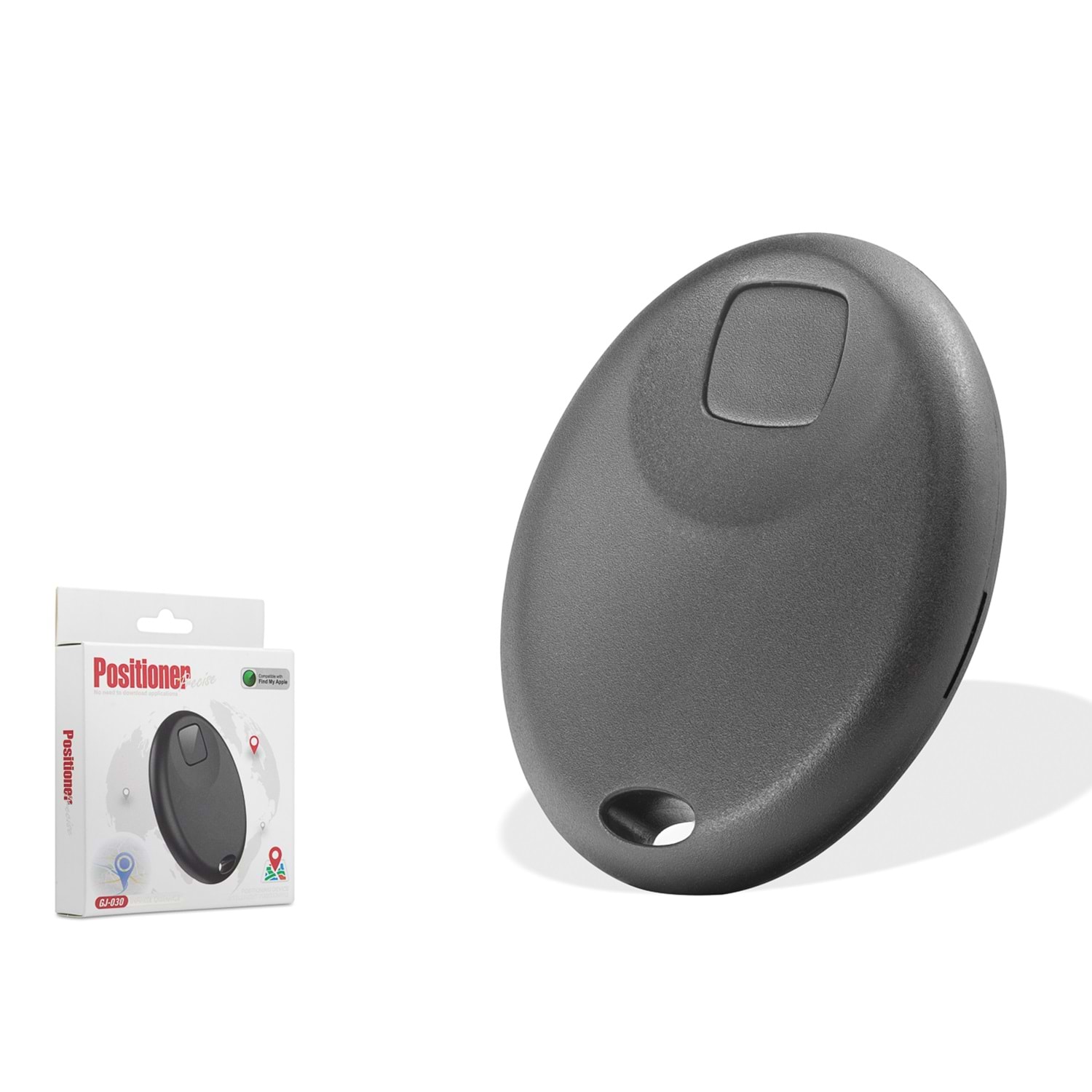 POSITIONER HDX8602 Find My Uyumlu Akıllı Takip Cihazı Anahtarlık Tipi Siyah