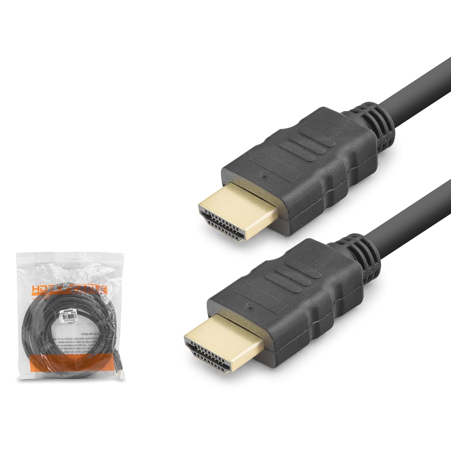 Kruxon ND4003 HDMI Kablo OD 7.0 mm 5 m Siyah