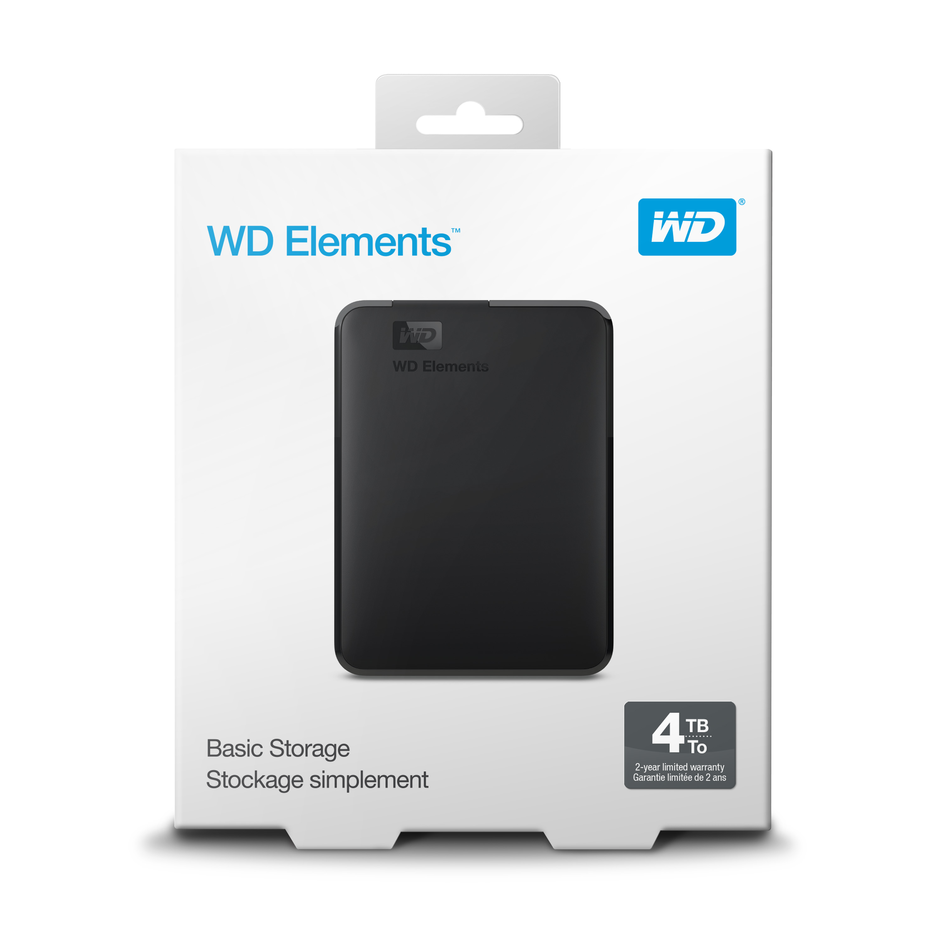 WD ELEMENTS 4TB USB3.0 2.5" HARICI HDD WDBU6Y0040BBK-WESN
