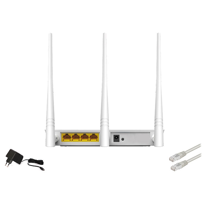 EVEREST WIRELESS N300 EWR-F303 300MBPS 4 PORT 3 ANTEN 2.4GHz INDOOR AP/ROUTER