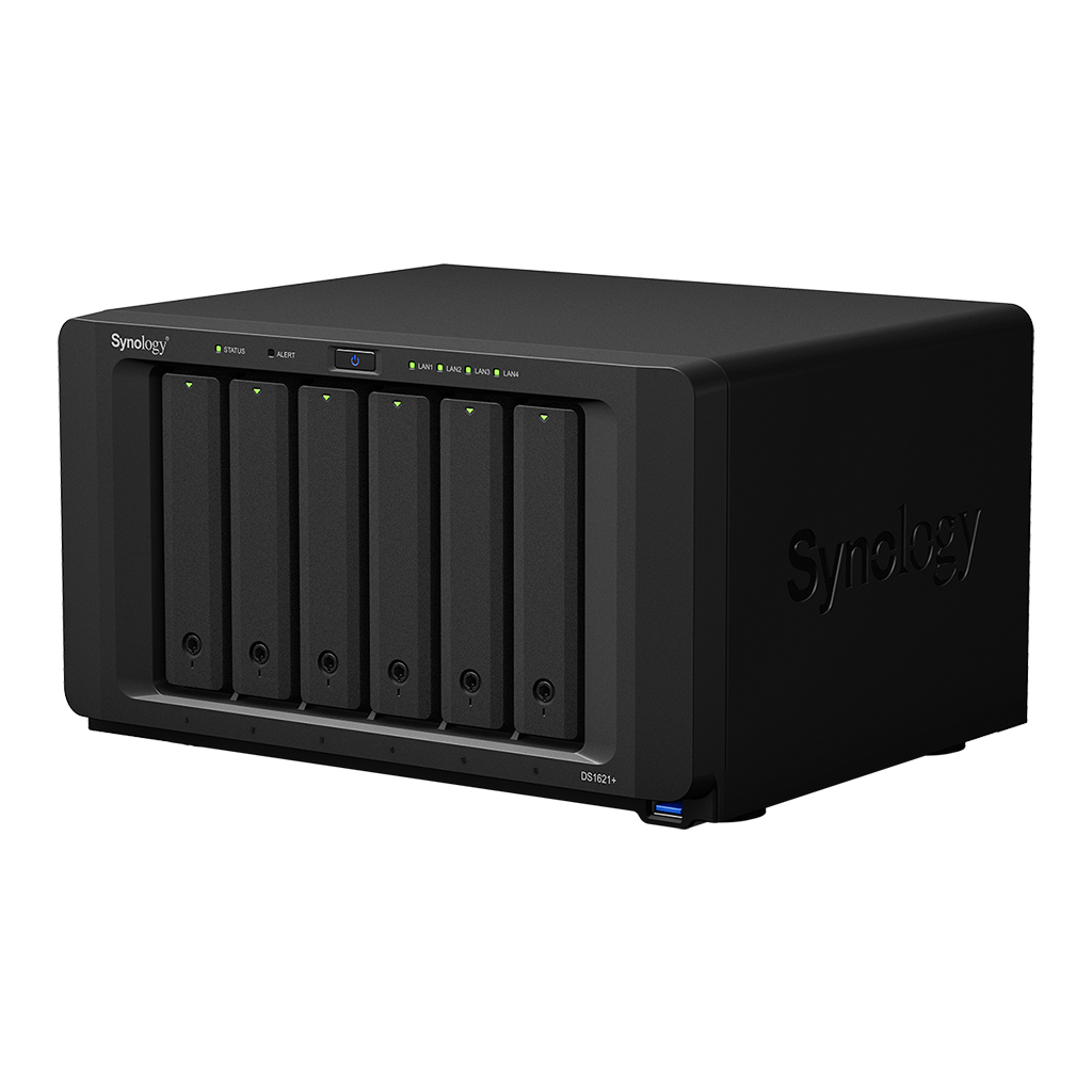SYNOLOGY DS1621PLUS 4GB 6 BAY 4xGLAN NAS DEPOLAMA ÜNİTESİ                 