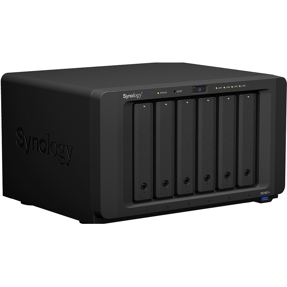 SYNOLOGY DS1621PLUS 4GB 6 BAY 4xGLAN NAS DEPOLAMA ÜNİTESİ                 