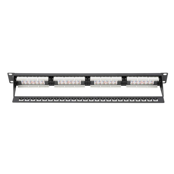 DIGITUS DN-91624U-CR  24 PORT CAT6 DOLU 1U ZIRHSIZ PATCH PANEL