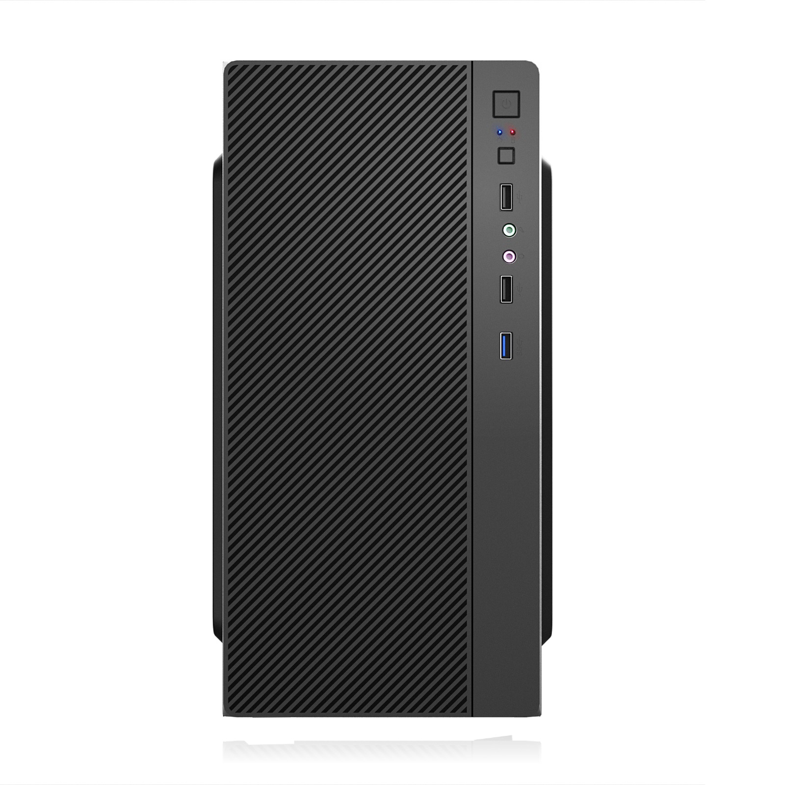REVENGE RAZOR PSU YOK MINI TOWER 2xUSB2.0 SİYAH KASA    