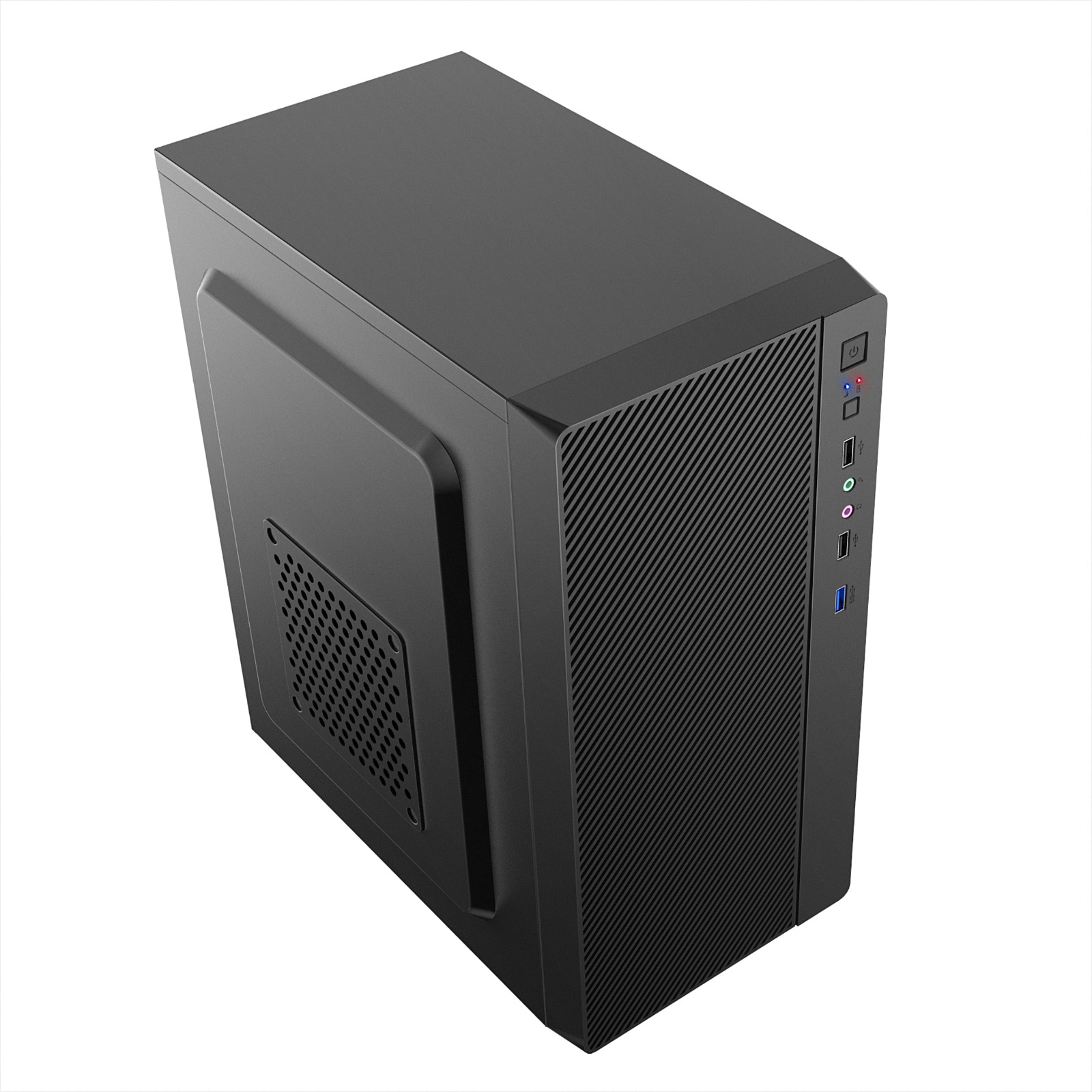REVENGE RAZOR PSU YOK MINI TOWER 2xUSB2.0 SİYAH KASA    