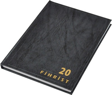 E240-20 GÜRPAŞ 14*20 CİLT BEZLİ TİCARİ FİHRİST 20'Lİ *38