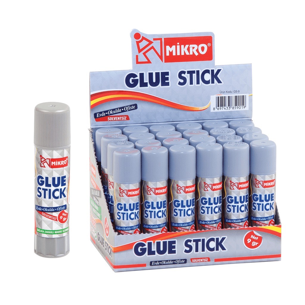 MİKRO GS09 STİCK YAPIŞTIRCI 9GR 24'LÜ *36