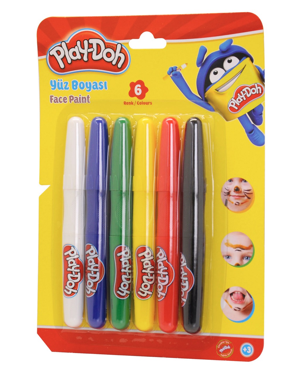 PLAY-DOH YU001 6 RENK YÜZ BOYASI *72