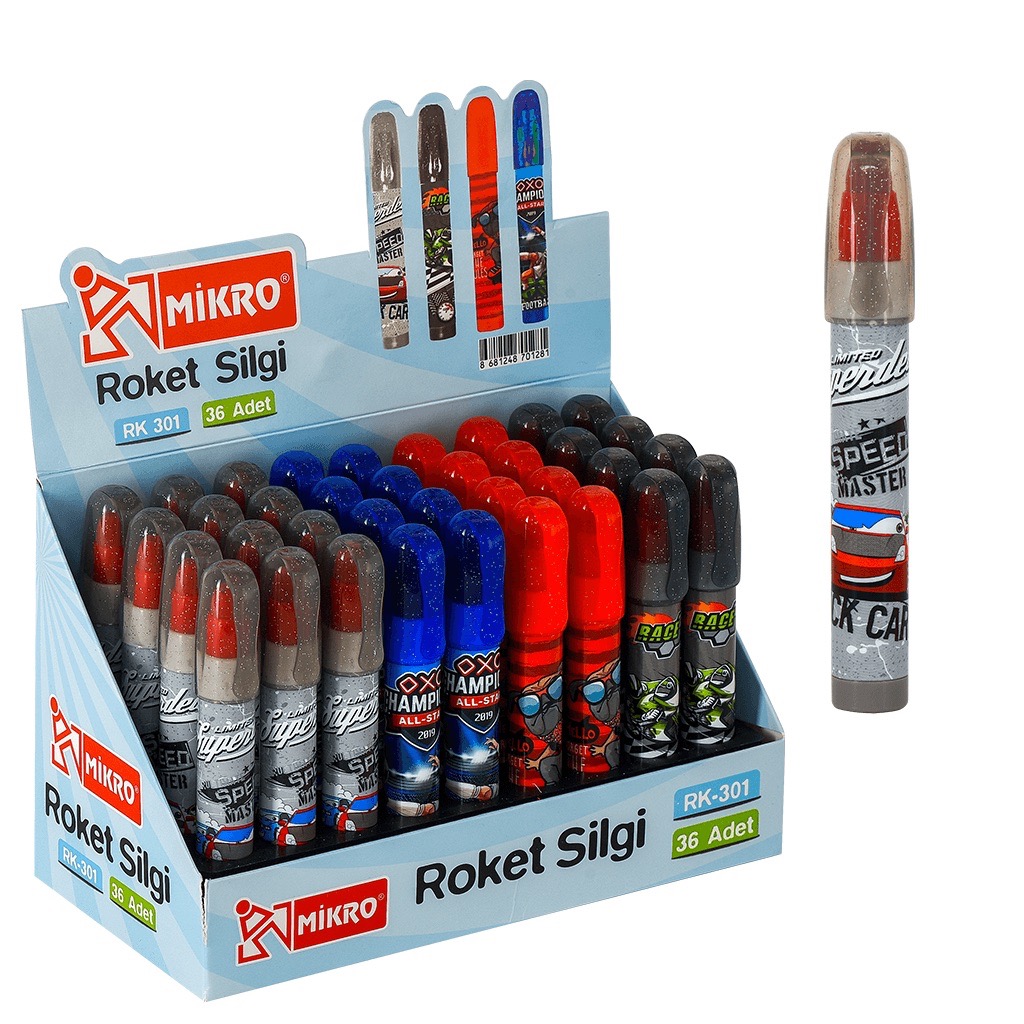 MİKRO RK-301 ROKET SİLGİ 36'LI *18