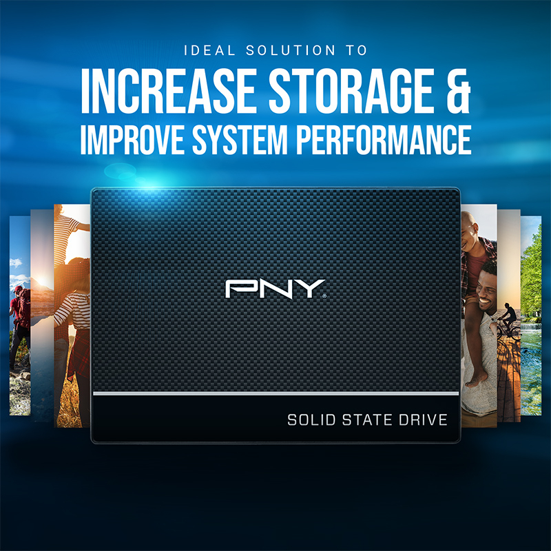 PNY CS900 500GB 535/500MB/s 2,5" SATA3 SSD (SSD7CS900-500-RB)