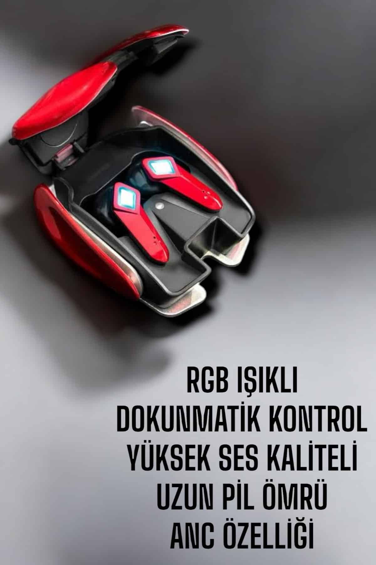 Bluetooth 5.1 Kablosuz Kulaklık Uzun Pil Ömrü ve Gürültü Engelleme