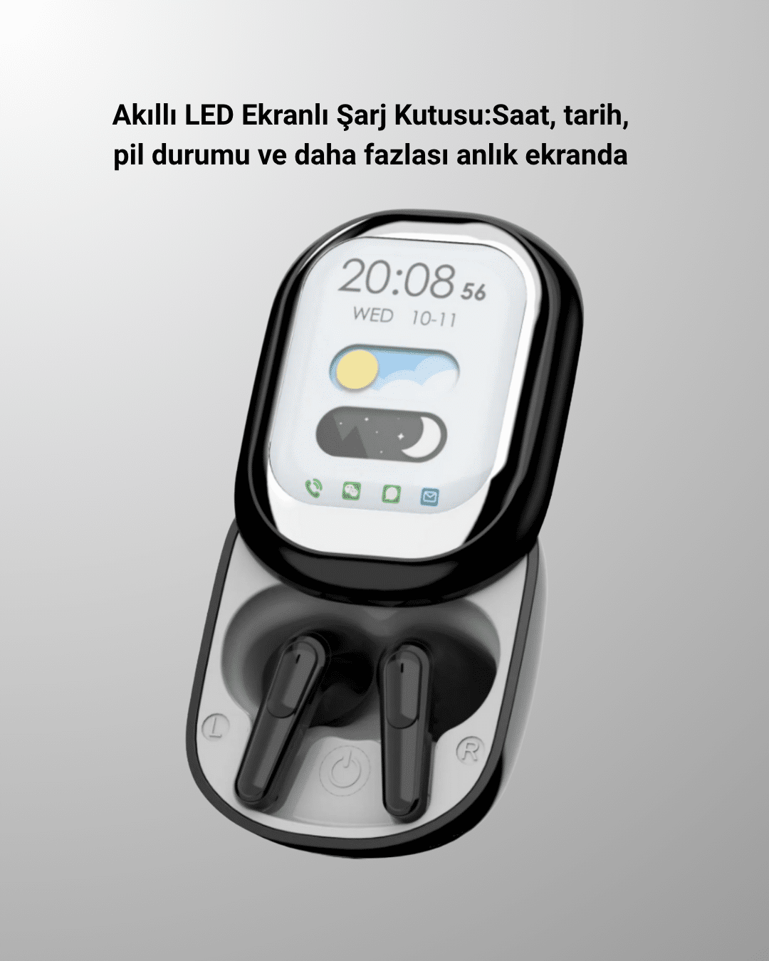 ENC Destekli Bluetooth 5.4 Kulaklık – EQ Ayarlı, Akıllı Kutulu