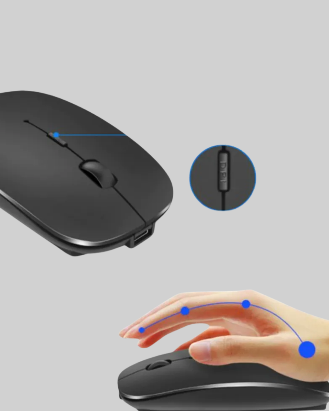 Ayarlanabilir DPI Özellikli Mouse – Sessiz, Estetik ve Uyumlu