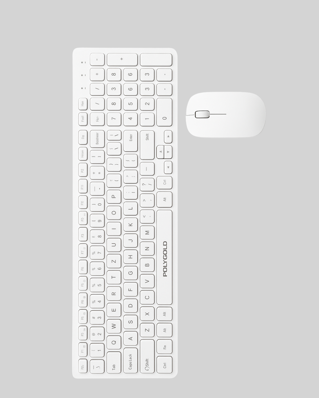 Ergonomik Kablosuz Klavye Mouse Takımı - Tam Boy, Sessiz ve Güvenilir