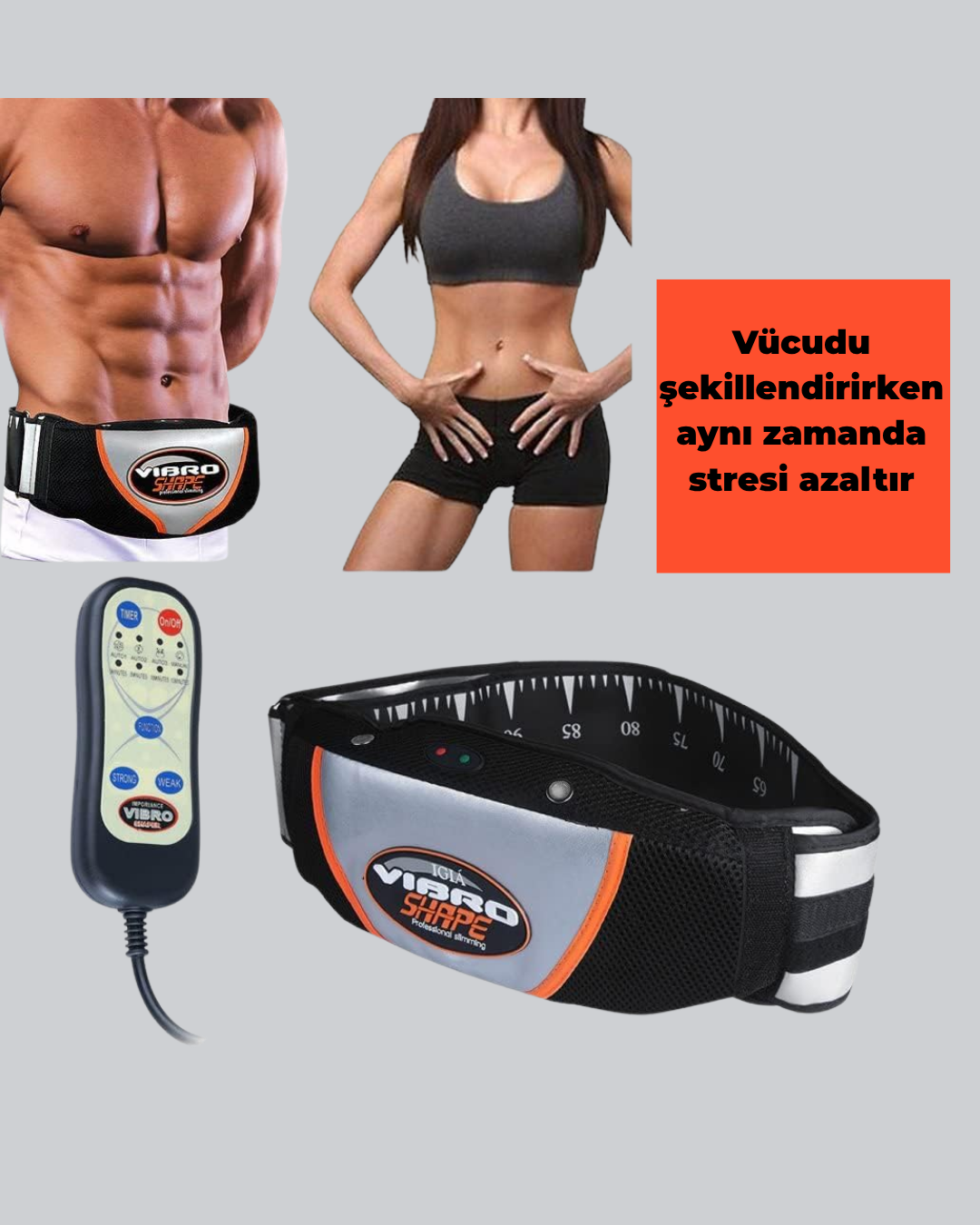 Taşınabilir ve Çoklu Bölge Uyumlu Elektrikli Titreşim Kemeri