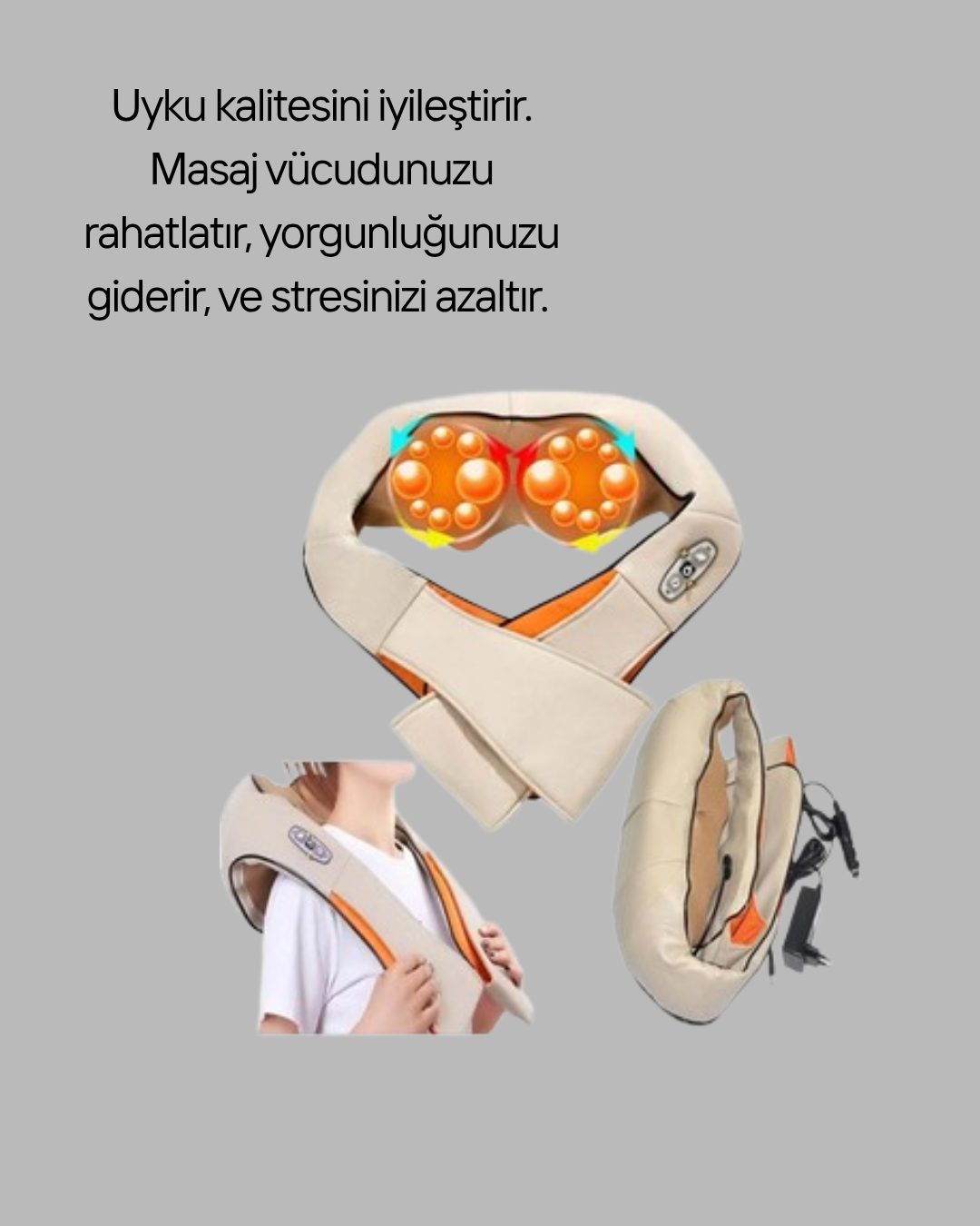 Ev ve Araç İçi Uyumlu Masaj CİHAZI