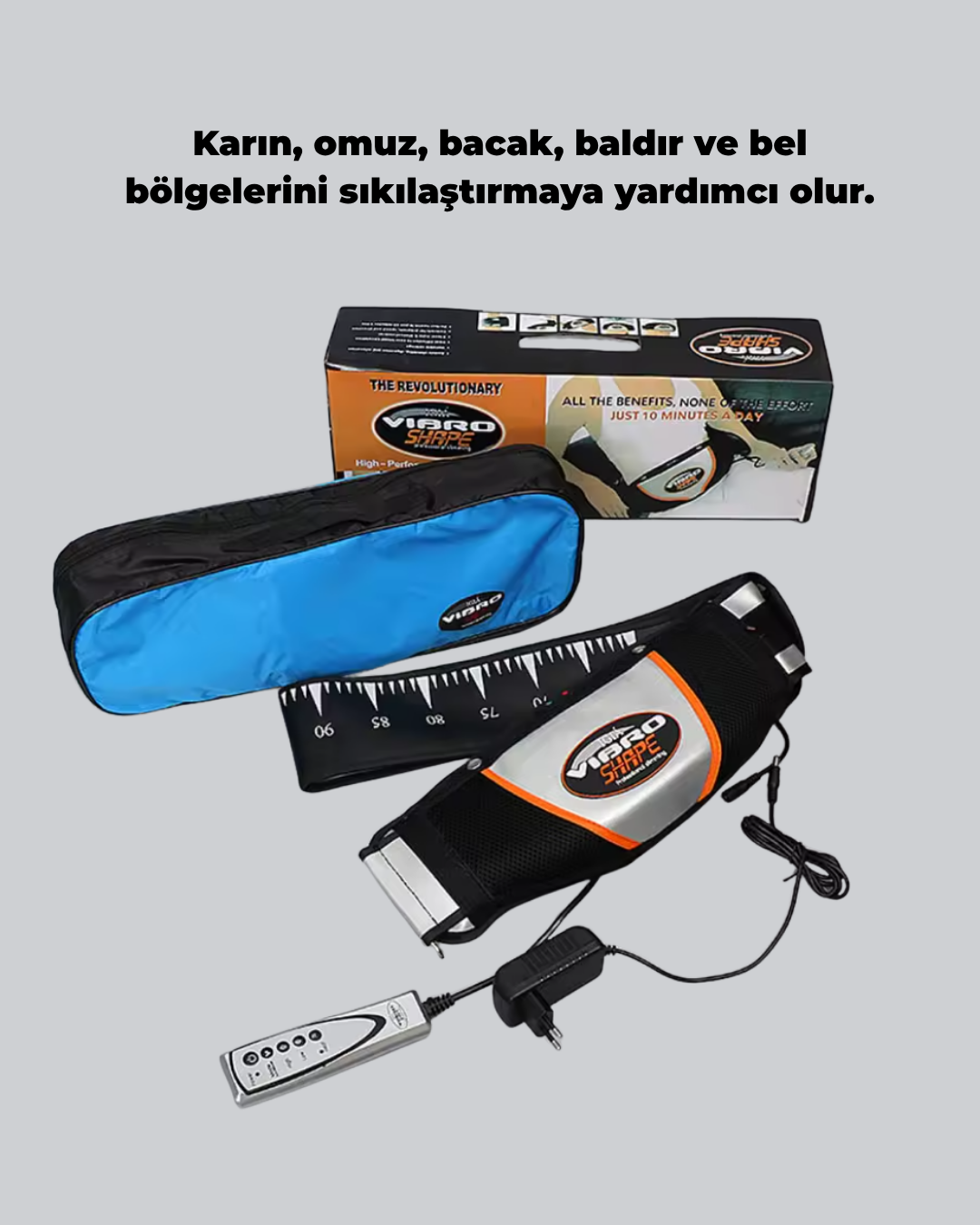 Taşınabilir ve Çoklu Bölge Uyumlu Elektrikli Titreşim Kemeri