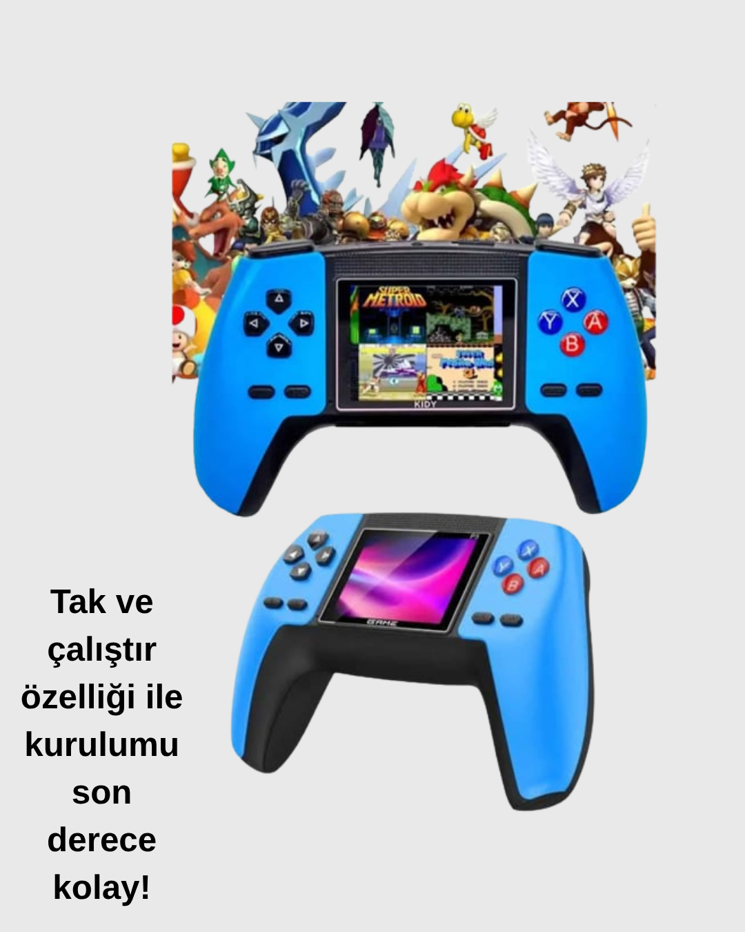 520 Oyunlu Taşınabilir Retro Oyun Konsolu | P5 GamePad