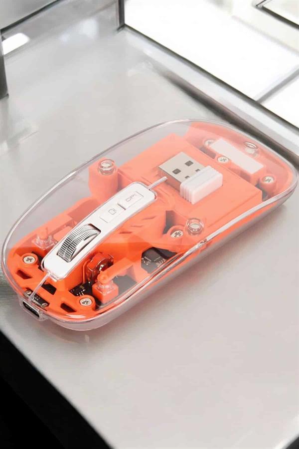 Kablosuz Mouse Fare 5.0 Bluetooth Bağlantılı USB Girişli Yeni Nesil