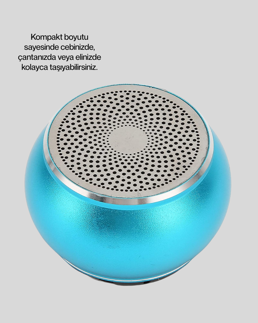 Taşınabilir Mini Bluetooth Hoparlör 9m Menzil Dahili Mikrofon Yeni Nesil