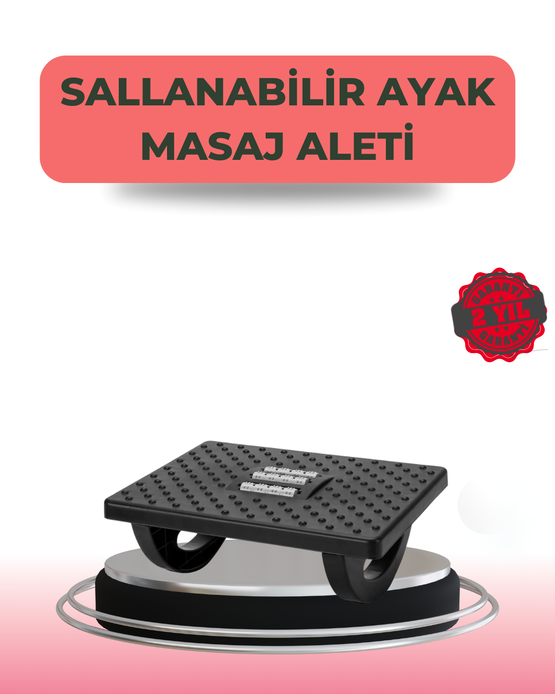 Kaymaz Yüzeyli Ayak Masaj Aleti – 9 Kademeli Isıtma Teknolojisi
