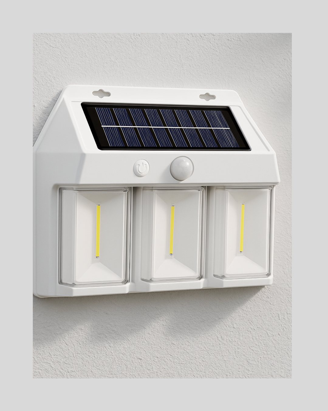 Suya Dayanıklı Solar Duvar Lambası – Akıllı Gece Sensörlü Işık