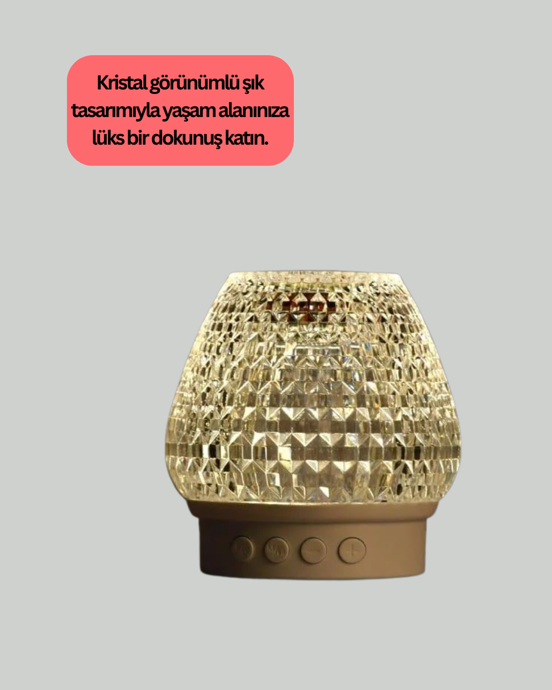 Kristal Ses Kaliteli Taşınabilir Bluetooth Hoparlör