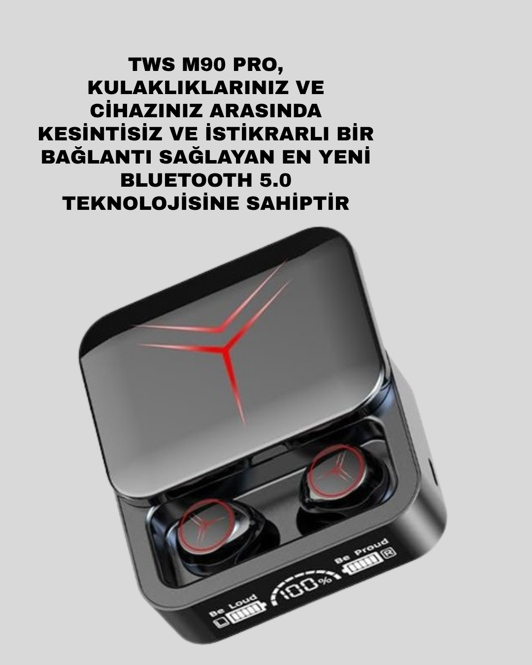 Kristal Ses Kaliteli Bluetooth Kulaklık – Android ve iOS Uyumlu Yeni Nesil