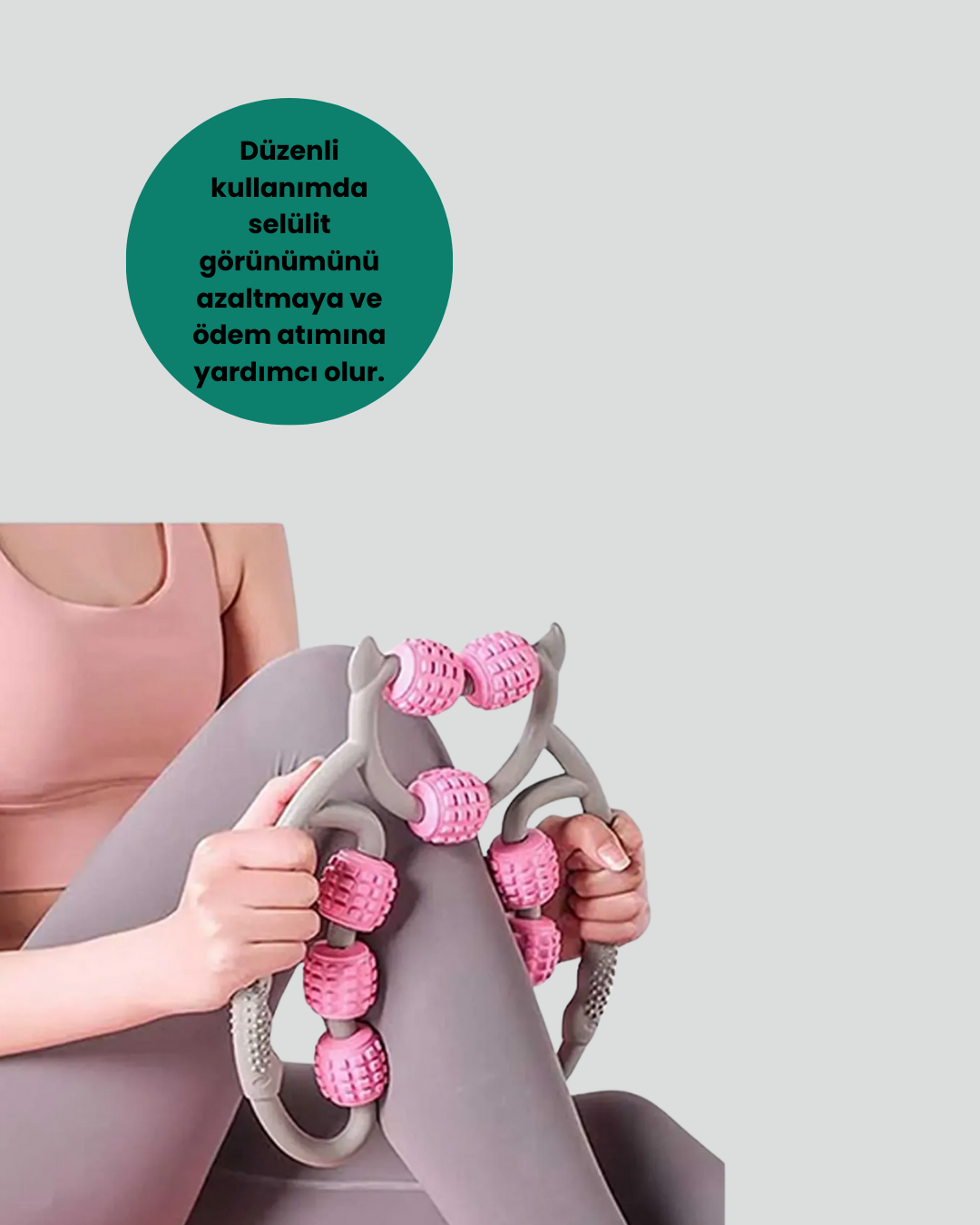 Plastik Masaj Aleti Derin Doku Kas Gevşetici Rulo