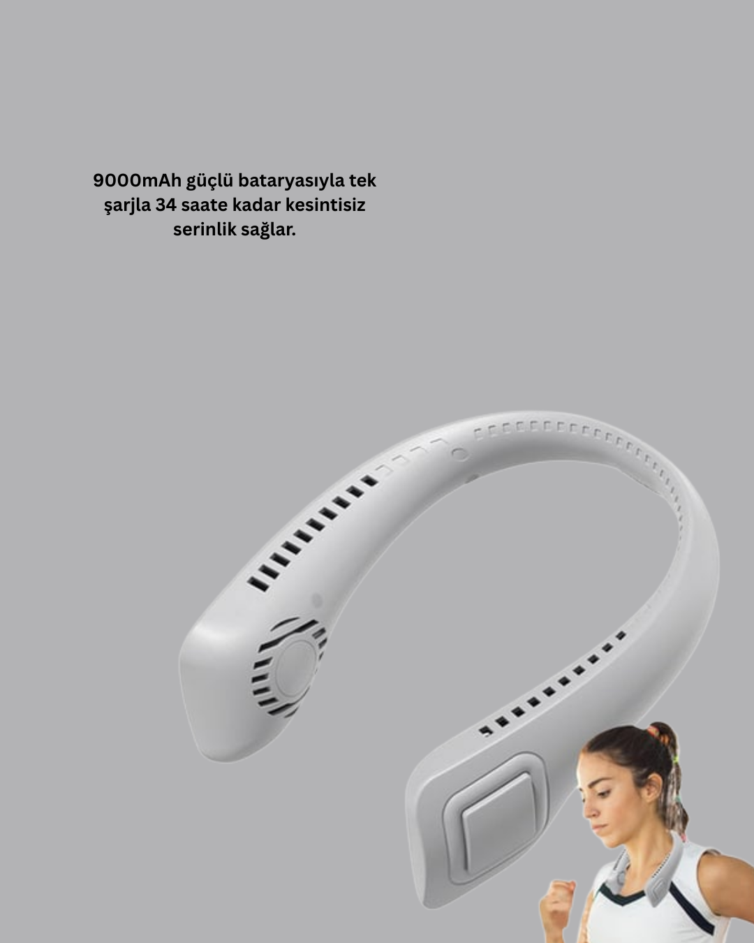 Eller Serbest Şarjlı Taşınabilir Soğutucu Fan