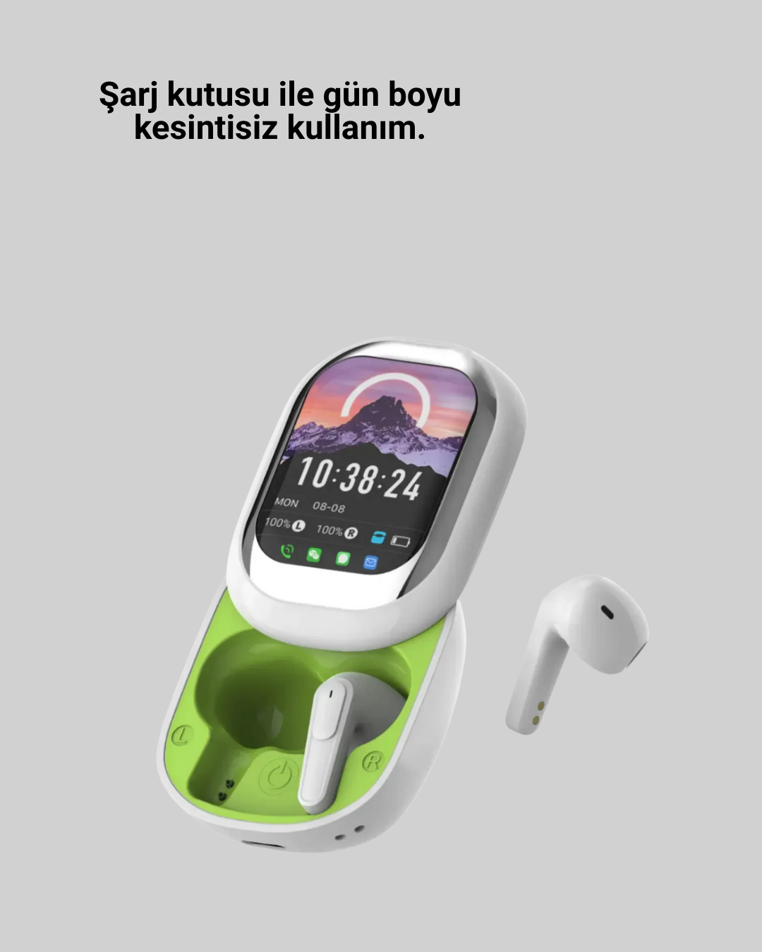 Gürültü Engelleyici Uzun Pil Ömürlü Stereo Bluetooth Kulak İçi Kulaklık