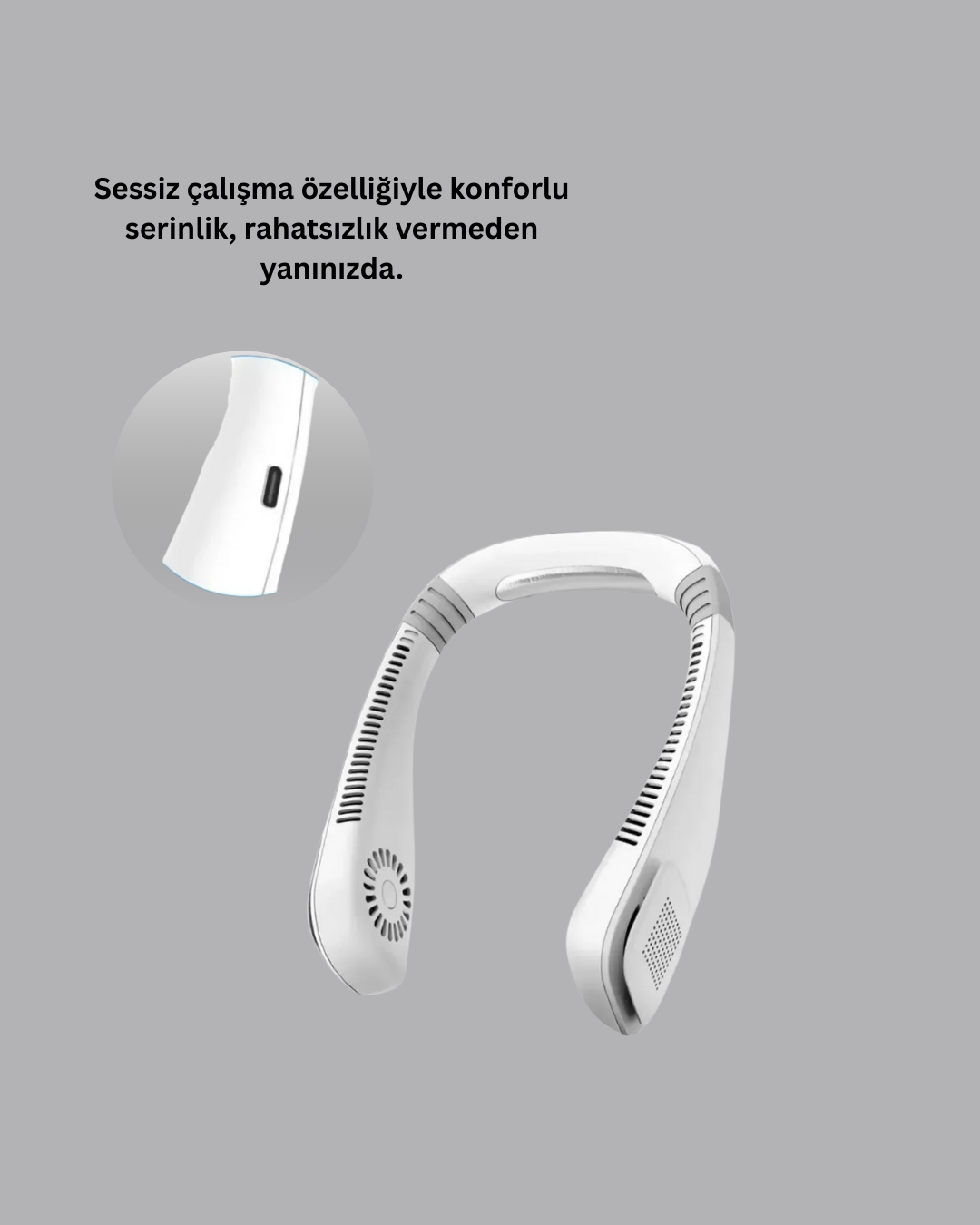Eller Serbest Şarjlı Taşınabilir Soğutucu Fan