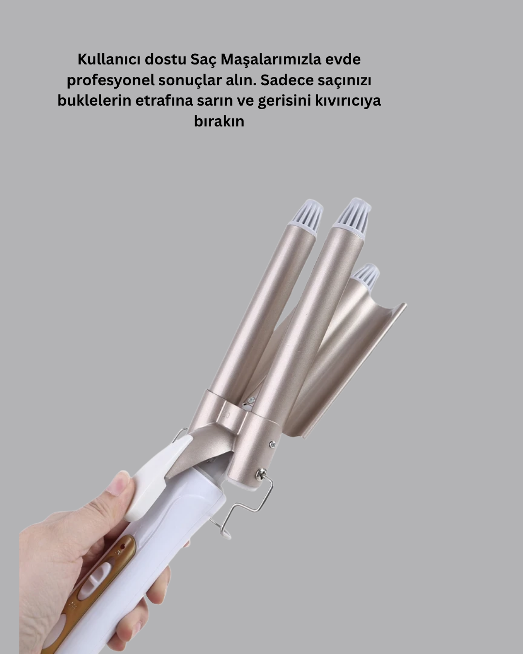 Profesyonel Kullanıma Uygun Bukle Maşası Yeni Nesil
