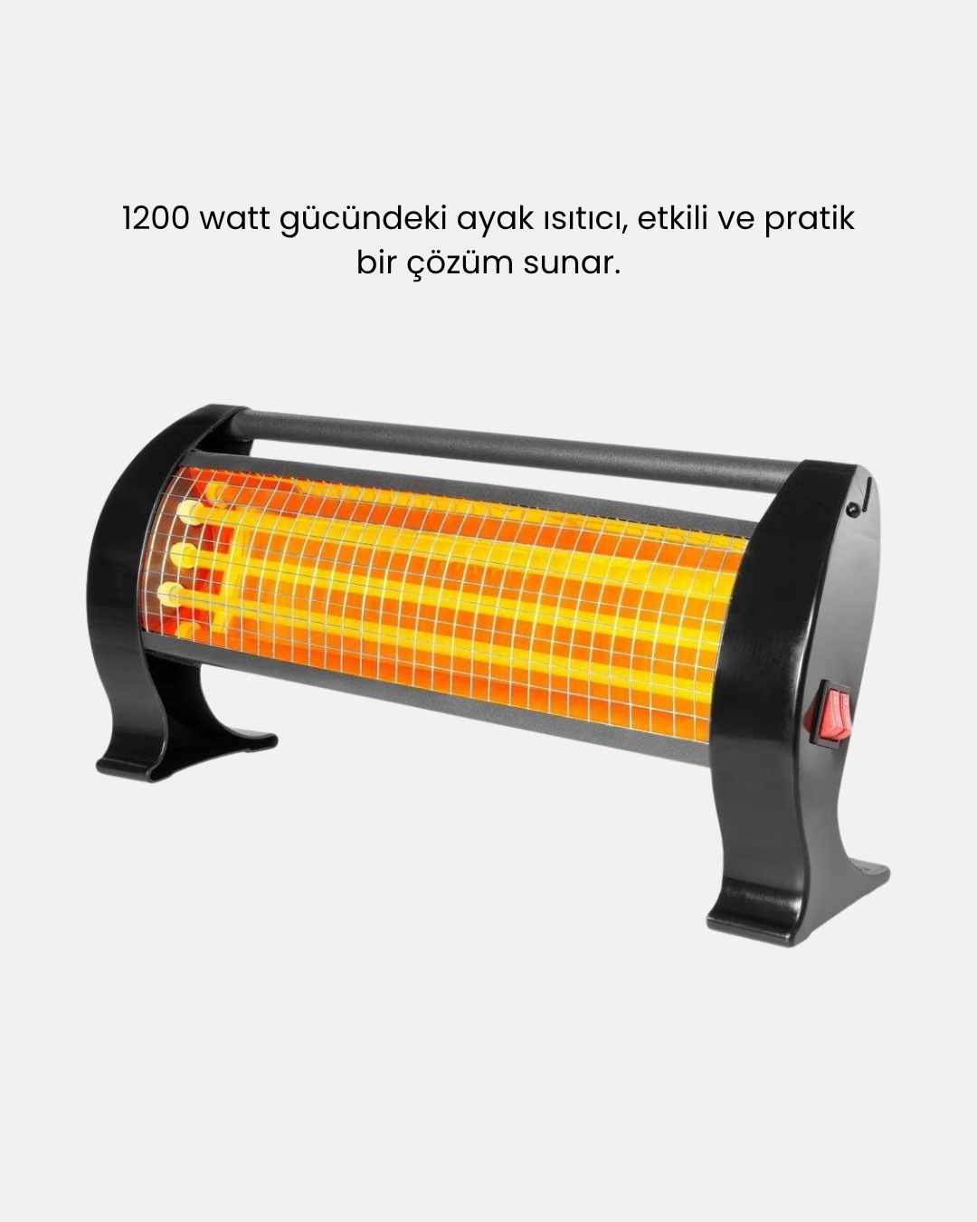 lektrikli Ayak Isıtıcı – 220-240V Geniş Voltaj Destekli Konfor Isıtıcı