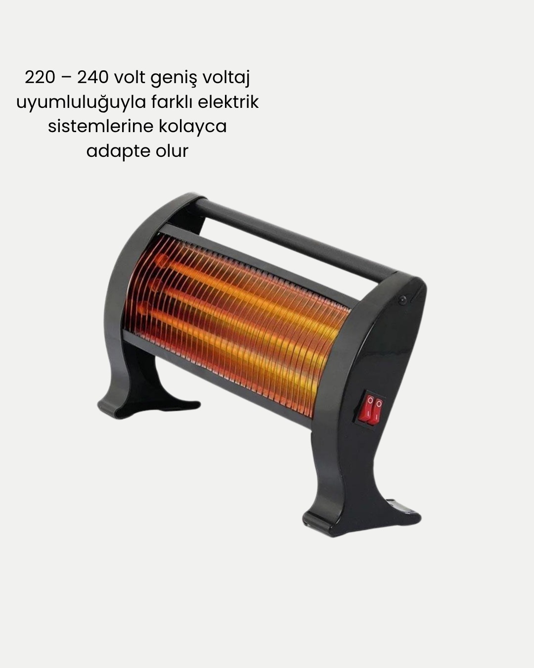 lektrikli Ayak Isıtıcı – 220-240V Geniş Voltaj Destekli Konfor Isıtıcı