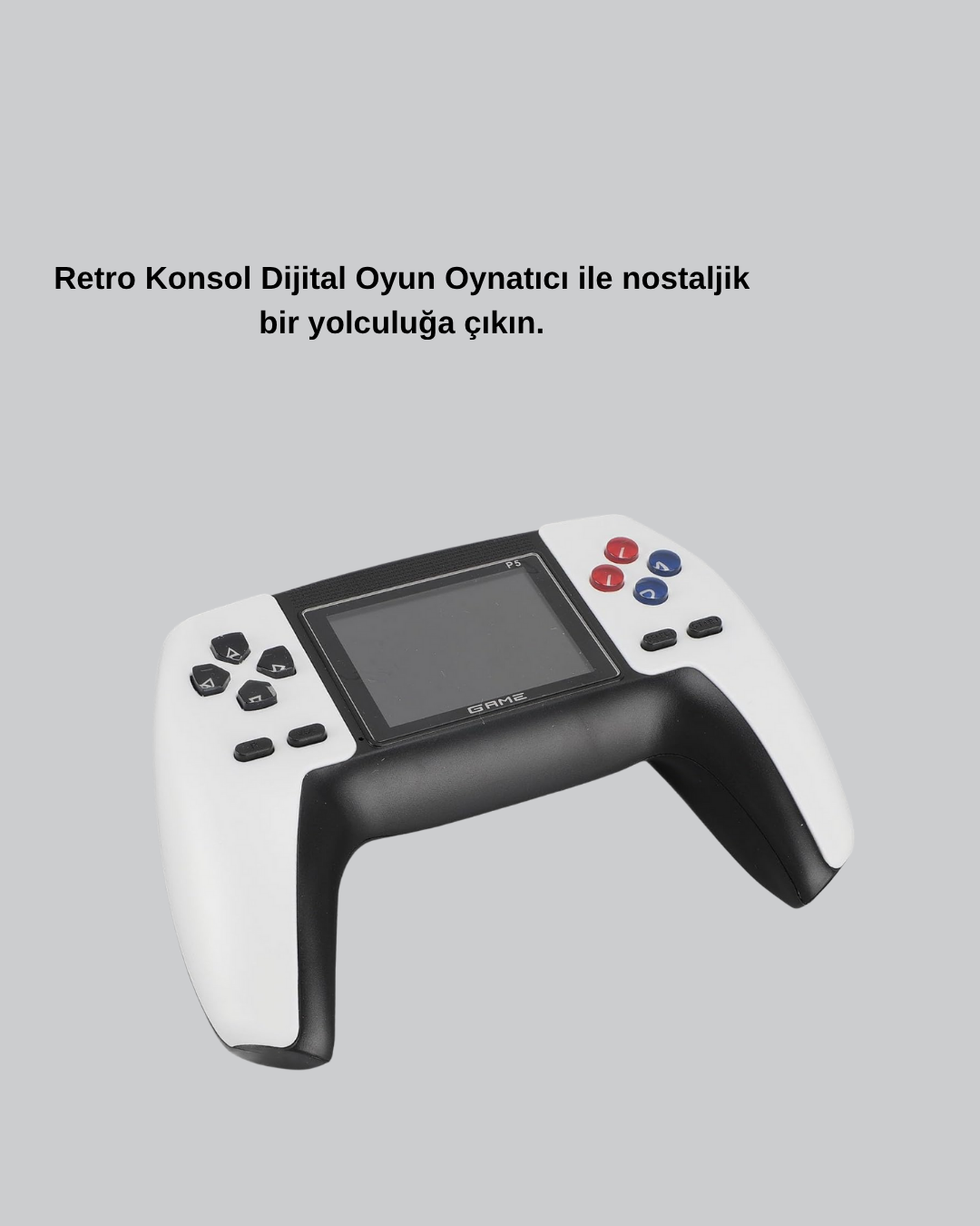 Oyun Konsolu – 520 Dahili Oyun, Şarjlı, TV AV Çıkışlı Mini Konsol