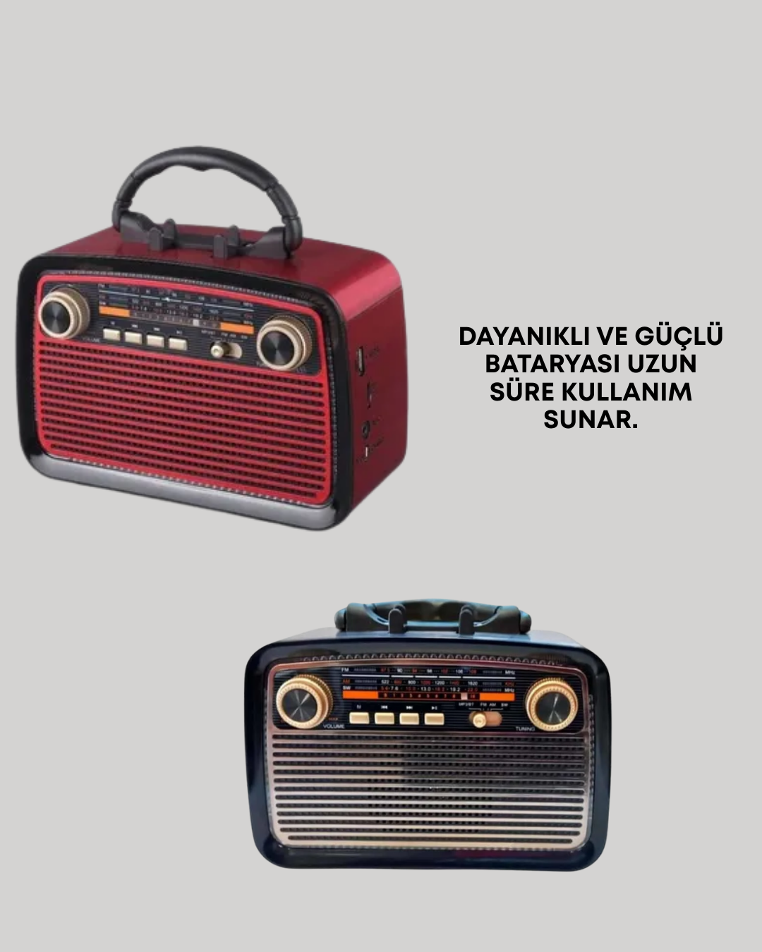Bluetooth Hoparlör – Kablosuz Bağlantı, Geniş Ses Alanı, Radyo Destekli, Hafif ve Taşınabilir